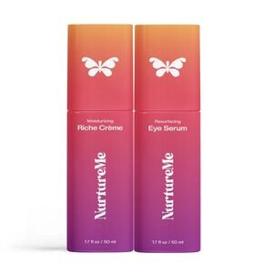 NurtureMe Skincare Set - Pink to Orange Gradient Packaging